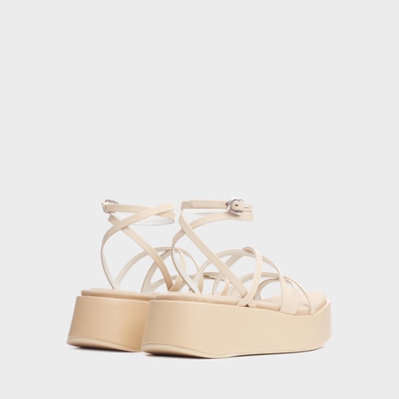 Rag & bone Logan Strappy Leather Flatform Sandals - Picture 3 of 8